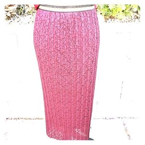 WORTHINGTIN Lace Midi Pencil Skirt